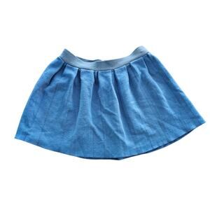 Vintage 1950s Playmore Girls Sz 5 Pleated Blue Tennis Skirt